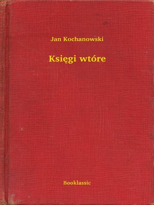 cover image of Księgi wtóre